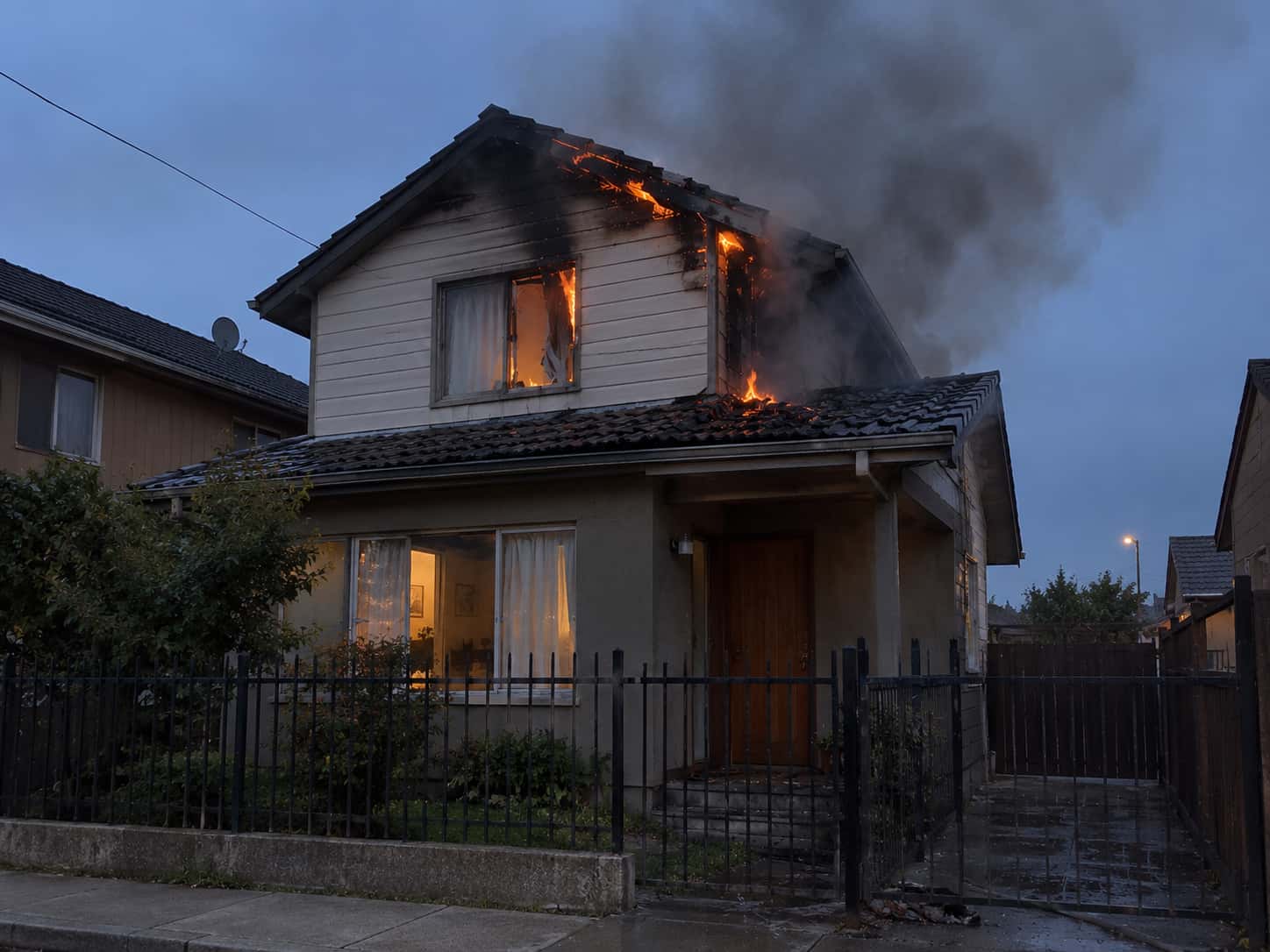 Inicio incendio